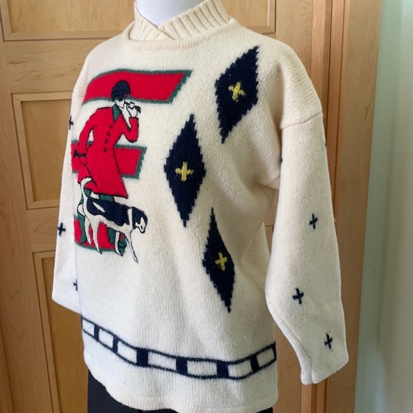 🇭🇰  Vintage Wool Sweater, Size S/8 - Picture 2 of 15